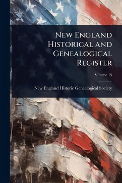 Cover New England Historical and Genealogical Register