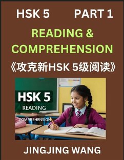 Cover Chinese HSK Level 5 Reading and Comprehension (Part 1)- Mock Test Series for HSK Level 5, A Guide to Self-learn and Pass Mandarin Chinese Test