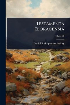 Cover Testamenta Eboracensia