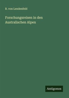Cover Forschungsreisen in den Australischen Alpen