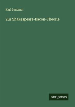 Cover Zur Shakespeare-Bacon-Theorie