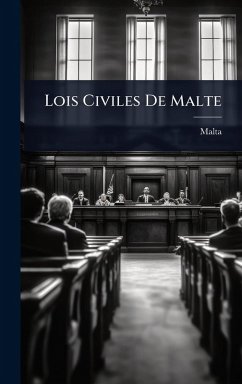 Cover Lois Civiles De Malte