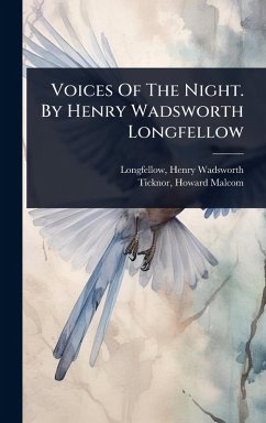 Cover Voices Of The Night. By Henry Wadsworth Longfellow