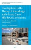 Investigations in the Theory of Knowledge at the Maria Curie-Sklodowska University