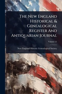 Cover The New England Historical & Genealogical Register And Antiquarian Journal