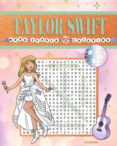 Cover Taylor Swift Word Search and Coloring