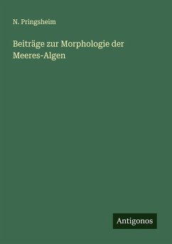 Cover Beiträge zur Morphologie der Meeres-Algen