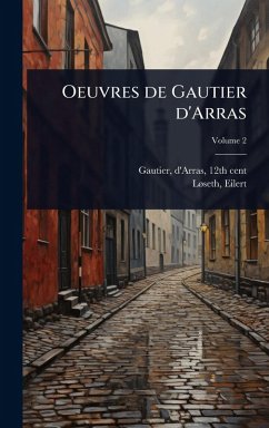 Cover Oeuvres de Gautier d'Arras
