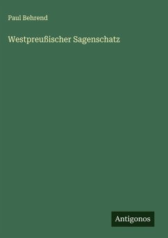 Cover Westpreußischer Sagenschatz