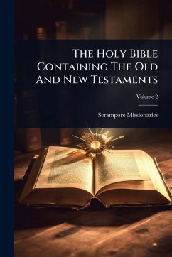 Cover The Holy Bible Containing The Old And New Testaments