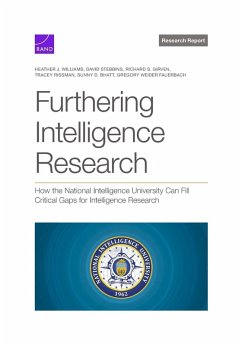 Furthering Intelligence Research - Williams, Heather J; Stebbins, David; Girven, Richard S; Rissman, Tracey; Bhatt, Sunny D; Fauerbach, Gregory Weider