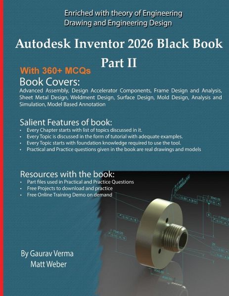 Autodesk Inventor 2026 Black Book Part II Autodesk Inventor 2026 Black Book Part II