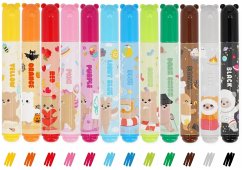 Legami Filzstifte Teddy Friends, 12er Set