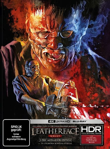 Leatherface ? Uncut,Mediabook (Uhd+Bd) - Motiv A Leatherface ? Uncut,Mediabook (Uhd+Bd) - Motiv A