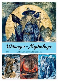 Cover Wikinger - Mythologie - Götter, Runen und Legenden (Wandkalender 2026 DIN A3 hoch), CALVENDO Monatskalender