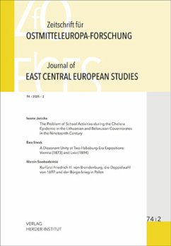 Cover Zeitschrift für Ostmitteleuropa-Forschung (ZfO) 74/2 / Journal of East Central European Studies (JECES) 74/2