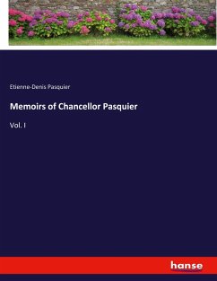 Cover Memoirs of Chancellor Pasquier