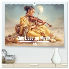 Eine Liebe zur Musik - Musikanten (hochwertiger Premium Wandkalender 2026 DIN A2 quer), Kunstdruck in Hochglanz