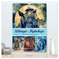 Cover Wikinger - Mythologie - Götter, Runen und Legenden (hochwertiger Premium Wandkalender 2026 DIN A2 hoch), Kunstdruck in Hochglanz