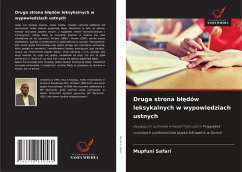 Cover Druga strona b¿¿dów leksykalnych w wypowiedziach ustnych