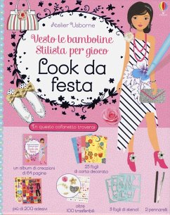 Cover Look da festa. Vesto le bamboline. Stilista per gioco
