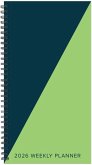 Navy Lime Duotone 2026 3.5 X 6.5 Softcover Weekly Spiral Navy Lime Duotone 2026 3.5 X 6.5 Softcover Weekly Spiral