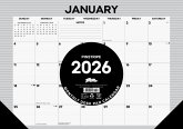 Pinstripe 2026 17 X 12 Small Monthly Deskpad Pinstripe 2026 17 X 12 Small Monthly Deskpad