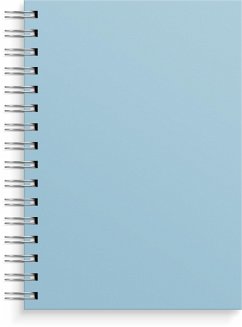 Cover Burde Notizbuch A5 blau
