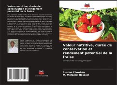 Cover Valeur nutritive, durée de conservation et rendement potentiel de la fraise