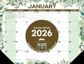 Eucalyptus 2026 22 X 17 Large Monthly Deskpad