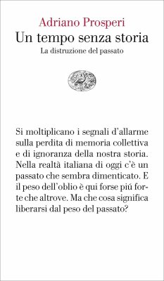 Cover Un tempo senza storia. La distruzione del passato