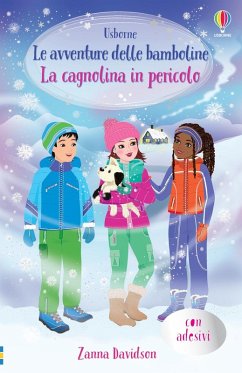 Cover La cagnolina in pericolo. Con adesivi