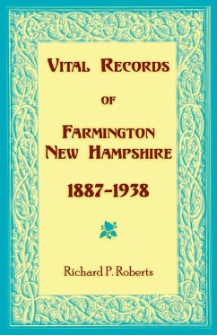 Cover Vital Records of Farmington, New Hampshire 1887-1938