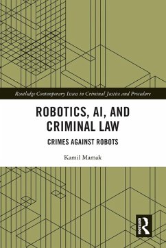 Cover Robotics, AI and Criminal Law