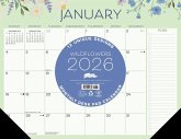 Wildflowers 2026 22 X 17 Large Monthly Deskpad Wildflowers 2026 22 X 17 Large Monthly Deskpad