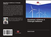 Questions relatives à l'énergie éolienne