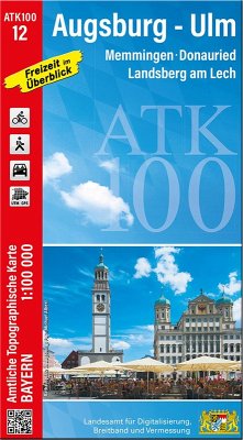 Cover ATK100-12 Augsburg-Ulm (Amtliche Topographische Karte 1:100000)