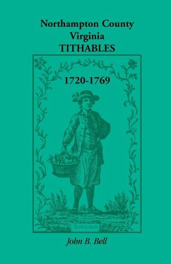Cover Northampton County, Virginia Tithables, 1720-1769