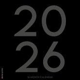 Black & White Professional Large Grid 2026 12 X 12 Wall Calendar Black & White Professional Large Grid 2026 12 X 12 Wall Calendar