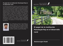 Cover El papel de la institución Panchayat Raj en el desarrollo rural