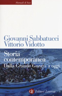 Cover Storia contemporanea. Dalla Grande Guerra a oggi