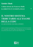 Il nostro sistema tributario all'esame della CEDU. Le questioni ancora aperte. Atti del convegno (Roma, 22 settembre 2015)
