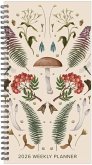 Woodland Mushroom 2026 3.5 X 6.5 Softcover Weekly Spiral Woodland Mushroom 2026 3.5 X 6.5 Softcover Weekly Spiral