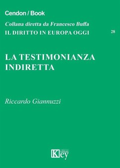 Cover La testimonianza indiretta