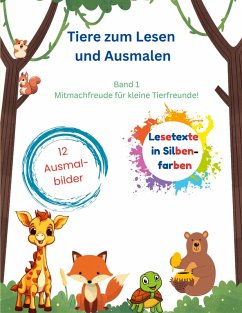 Cover Tiere zum Lesen und Ausmalen