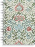 Burde Notizbuch A5 blue/green flowers Burde Notizbuch A5 blue/green flowers