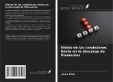 Efecto de las condiciones límite en la descarga de filamentos