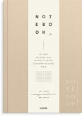 Burde Notizbuch Textil beige liniert A5 Burde Notizbuch Textil beige liniert A5