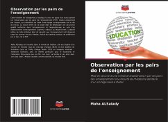 Cover Observation par les pairs de l'enseignement