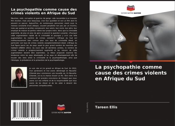 La psychopathie comme cause des crimes violents en Afrique du Sud